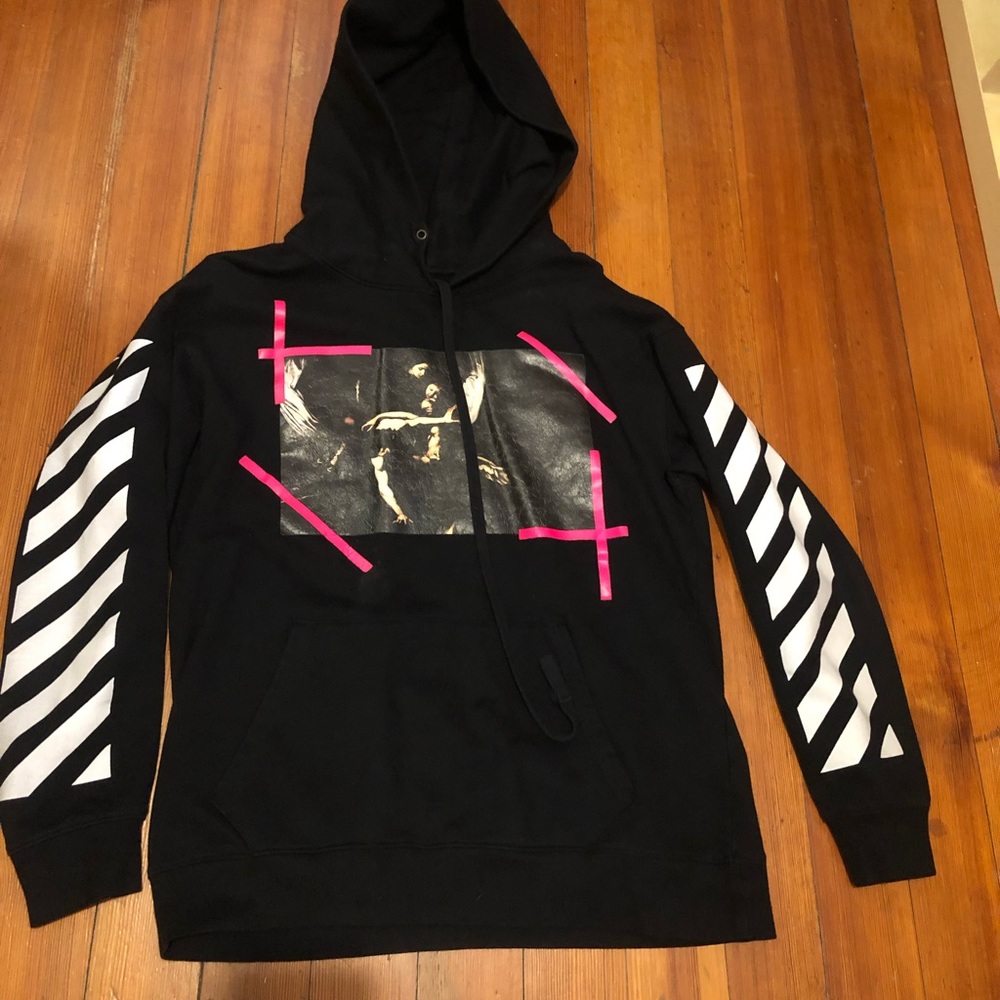 Off-white pullover hoodie